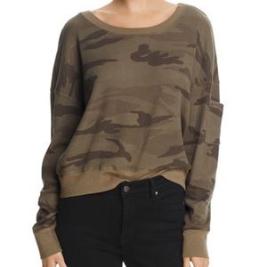 Splendid
Wedge Camo Cropped Top